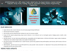 Tablet Screenshot of mt4developer.com